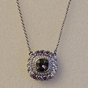 Beautiful Alexandriteon An 18" Chain